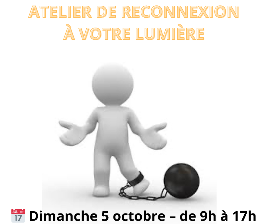 atelier de reconnexion à votre lumière le 5 octobre 2025