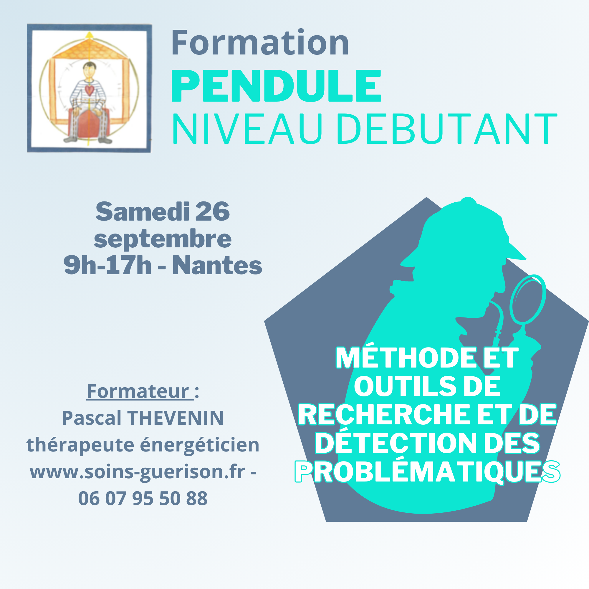 Formation pendule débutant à Nantes pour apprendre à utiliser le pendule